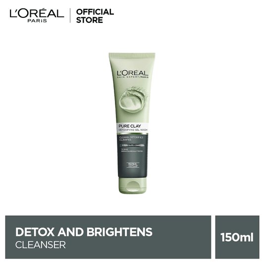 L'Oreal Pure Clay Detox Foam Wash Black - 150ml - Premium Facial Cleansers from Loreal Paris - Just Rs 1119! Shop now at Cozmetica