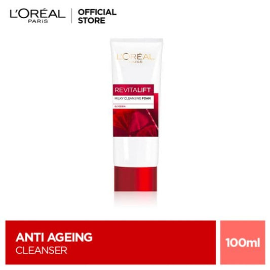 L'oreal Paris Revitalift Milky Cleansing Foam Gel 100Ml - Premium Facial Cleansers from Loreal Paris - Just Rs 1271! Shop now at Cozmetica