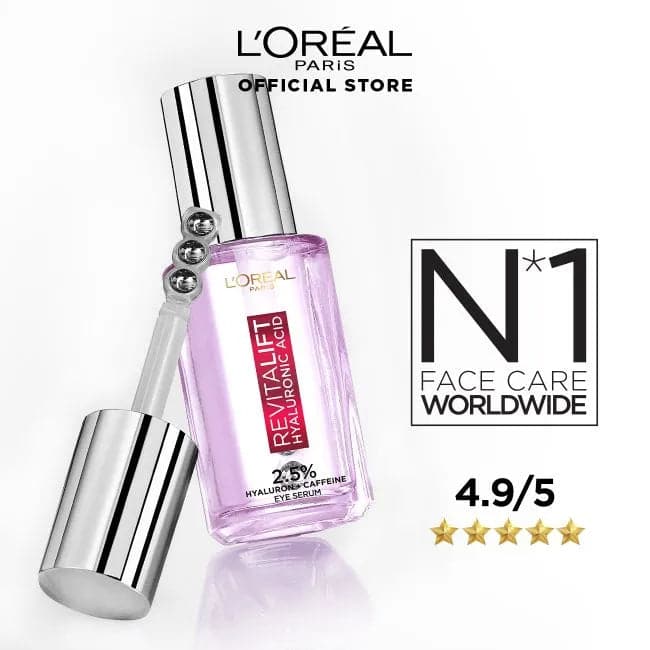 L'Oreal Paris Revitalift 1.5% [HA] + 1% Caffeine Eye Serum - 20ML - Premium Toners from Loreal Paris - Just Rs 3645! Shop now at Cozmetica