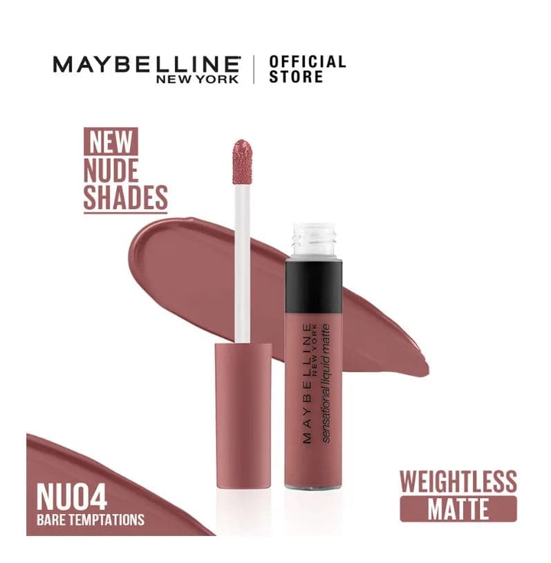 Maybelline New York Sensational Liquid Matte Lipstick - Premium Lipstick from Maybelline - Just Rs 1274! Shop now at Cozmetica