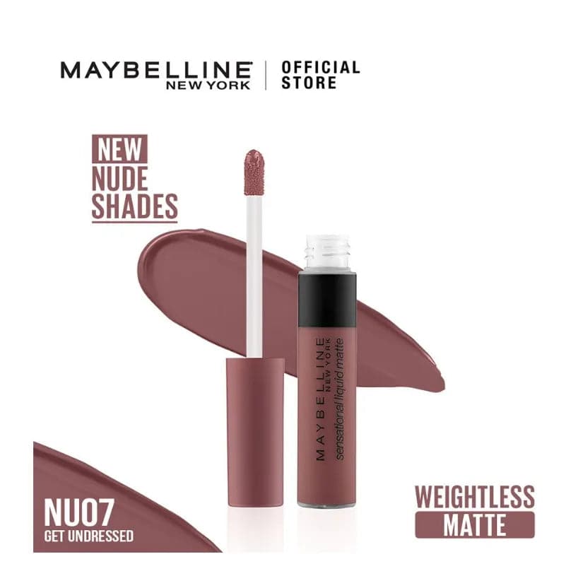 Maybelline New York Sensational Liquid Matte Lipstick - Premium Lipstick from Maybelline - Just Rs 1274! Shop now at Cozmetica