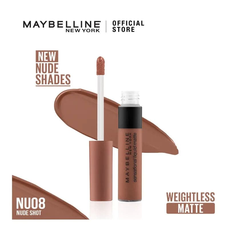 Maybelline New York Sensational Liquid Matte Lipstick - Premium Lipstick from Maybelline - Just Rs 1274! Shop now at Cozmetica