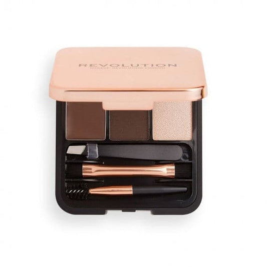 Makeup Revolution Brow Sculpt Kit - Premium Eyebrow Enhancers from Makeup Revolution - Just Rs 2420! Shop now at Cozmetica