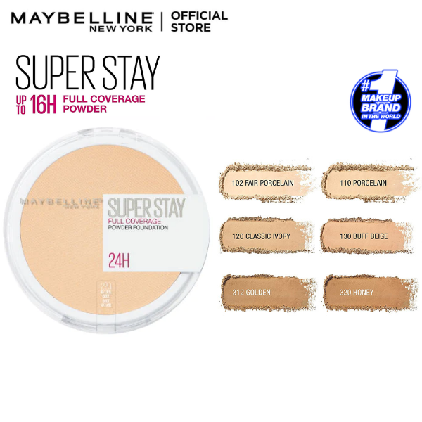 Maybelline New York 24H Superstay Full Coverage Powder Foundation - Premium Foundations & Concealers from Maybelline - Just Rs 2699! Shop now at Cozmetica