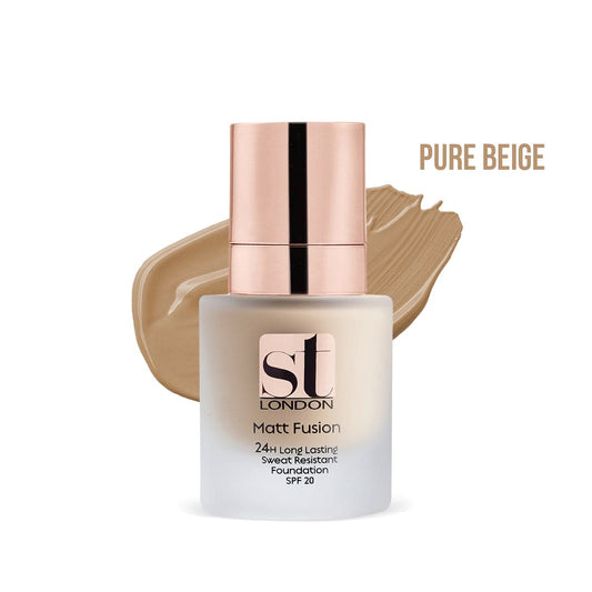 ST London Matt Fusion Foundation - Pure Beige - Premium Health & Beauty from St London - Just Rs 4440.00! Shop now at Cozmetica