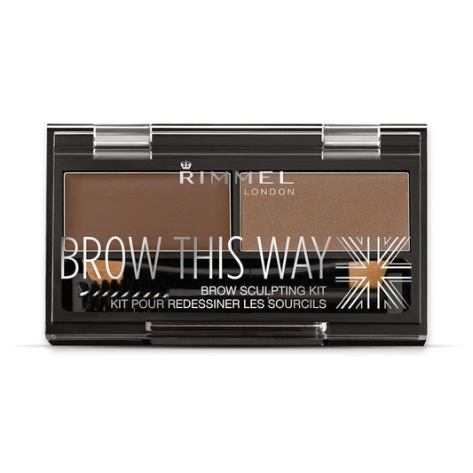 Rimmel Brow This Way Eyebrow Sculpting Kit - Medium Brown