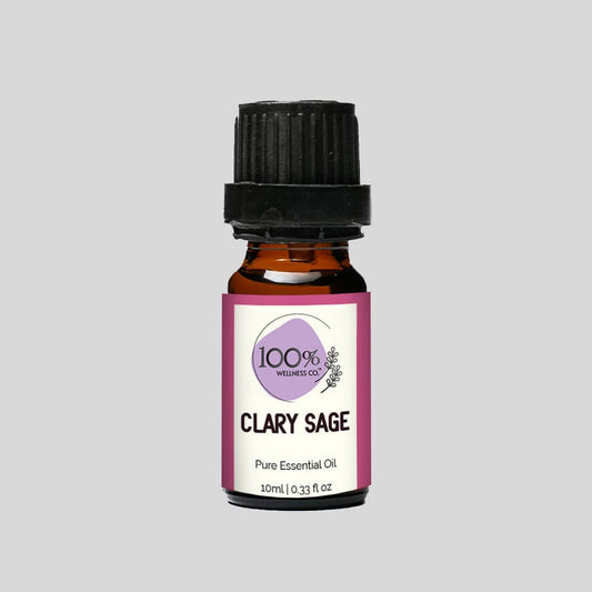 100% Wellness Co Clary Sage Essential Oil - Premium  from 100% Wellness Co - Just Rs 1940! Shop now at Cozmetica