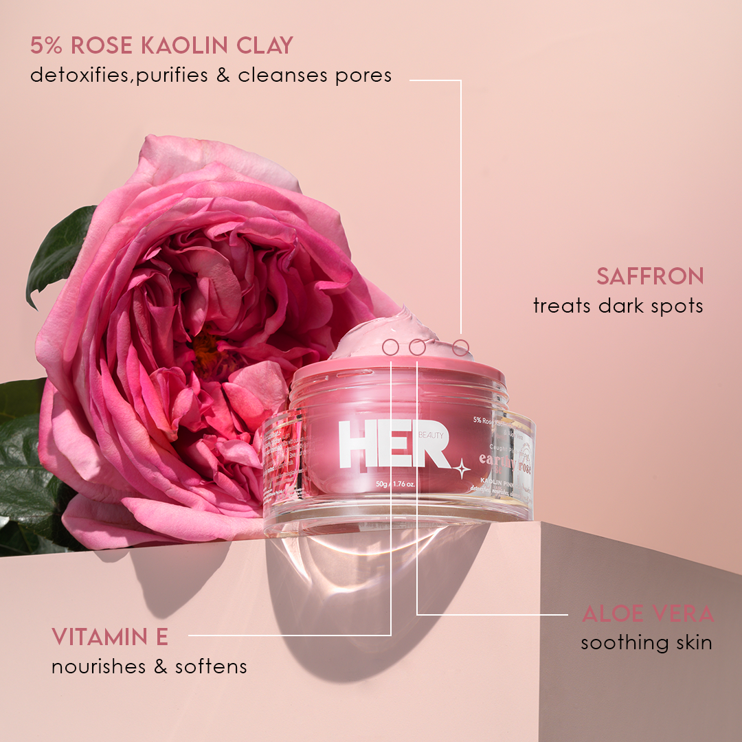 Herbeauty Earthy Rose - Premium Skin Care Masks & Peels from HerBeauty - Just Rs 2800! Shop now at Cozmetica