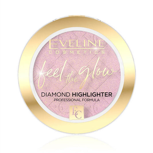 Eveline Feel The Glow Diamond Highlighter - 03 Rose Gold