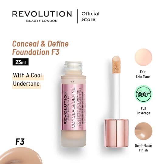 Makeup Revolution Conceal & Define Foundation