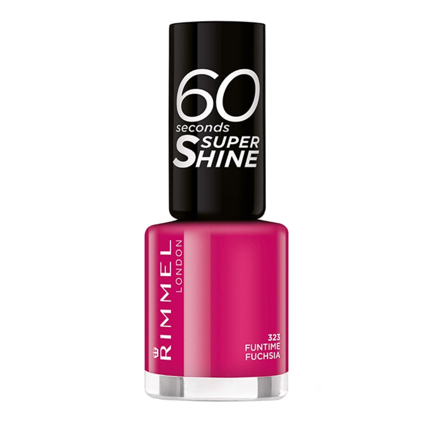 Rimmel 60 Seconds Super Shine Nail Polish - 323 Funtime Fuchsia