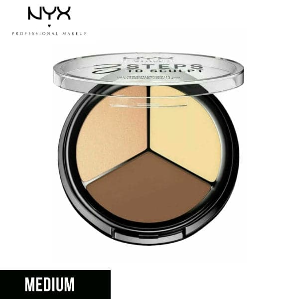 Nyx 3 Steps Face Sculpting Palette - Premium Blushes & Bronzers from NYX - Just Rs 2378! Shop now at Cozmetica