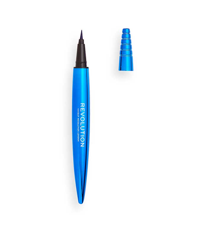 Revolution Renaissance Flick Liquid Eyeliner - Intense Blue - Premium Eye Liner from Makeup Revolution - Just Rs 2820! Shop now at Cozmetica