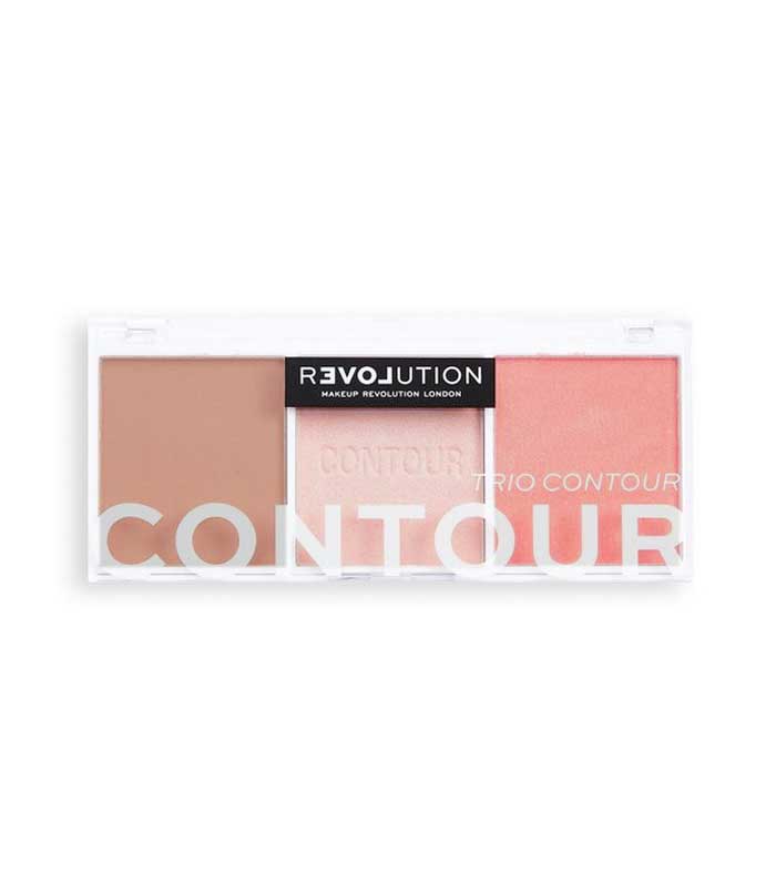 Revolution Relove Colour Play Contour Trio Palette - Sugar